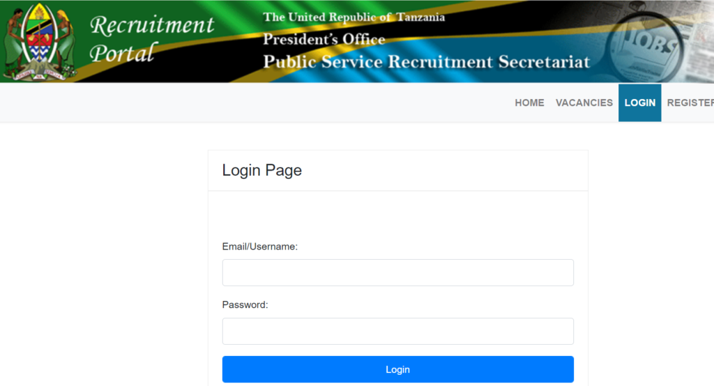 Ajira Recruitment Portal