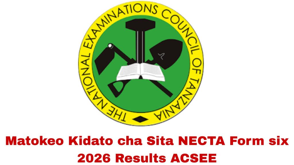 Matokeo Kidato cha Sita NECTA Form six 2026 Results ACSEE